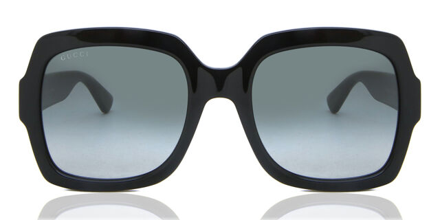 Gucci GG0036SN 001 Square Shiny Black Sunglasses  display picture 1