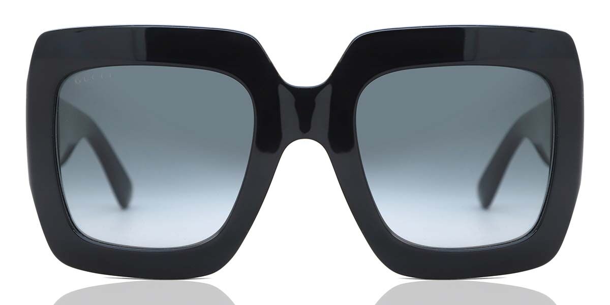 Photos - Sunglasses GUCCI GG0053SN 001 Women’s  Black Size 54 - Free RX Lenses 