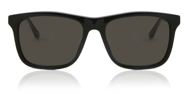 Gucci GG0381SN 007 Square Shiny Black Sunglasses  display picture 1