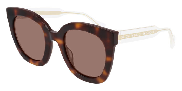 Gucci GG0564S Black/Crystal/Grey 001 Cat Eye Designer Sunglasses gucci-grey-cat-eye-ladies-  main image 4