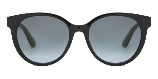 Gucci GG0702SKN Asian Fit 004 Oval Shiny Black Sunglasses  display picture 1