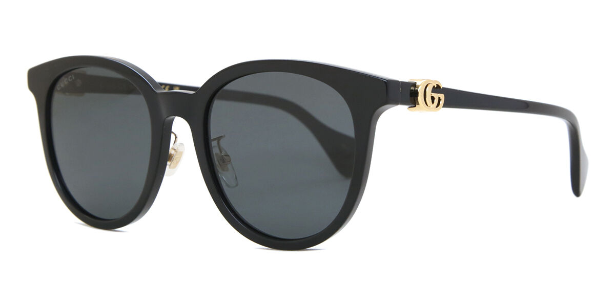 GG1073SK Asian Fit sunglasses Shiny Black | SmartBuyGlasses US