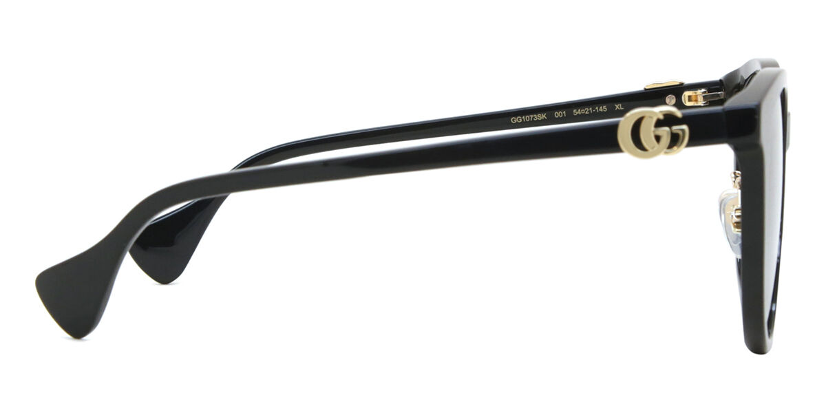 GG1073SK Asian Fit sunglasses Shiny Black | SmartBuyGlasses US