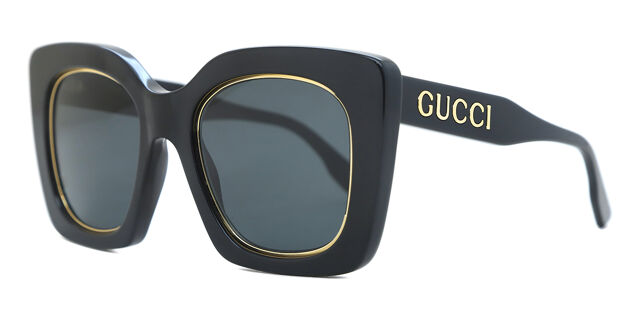 Gucci GG1151S 001 Cat Eye Black Sunglasses | SmartBuyGlasses US display picture 3