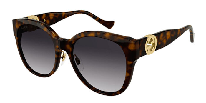 Gucci GG1028SK Asian Fit 006 Square Black Sunglasses  display picture 1