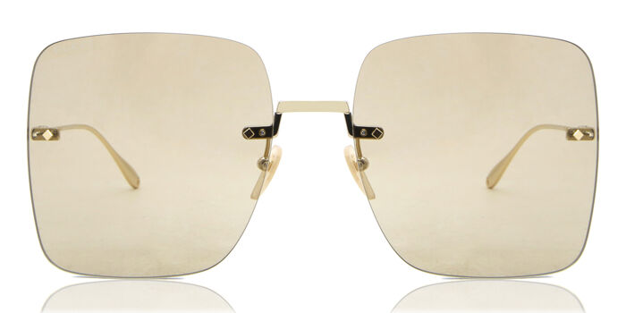 Gucci GG1147S 005 Square Gold Sunglasses | SmartBuyGlasses US display picture 1