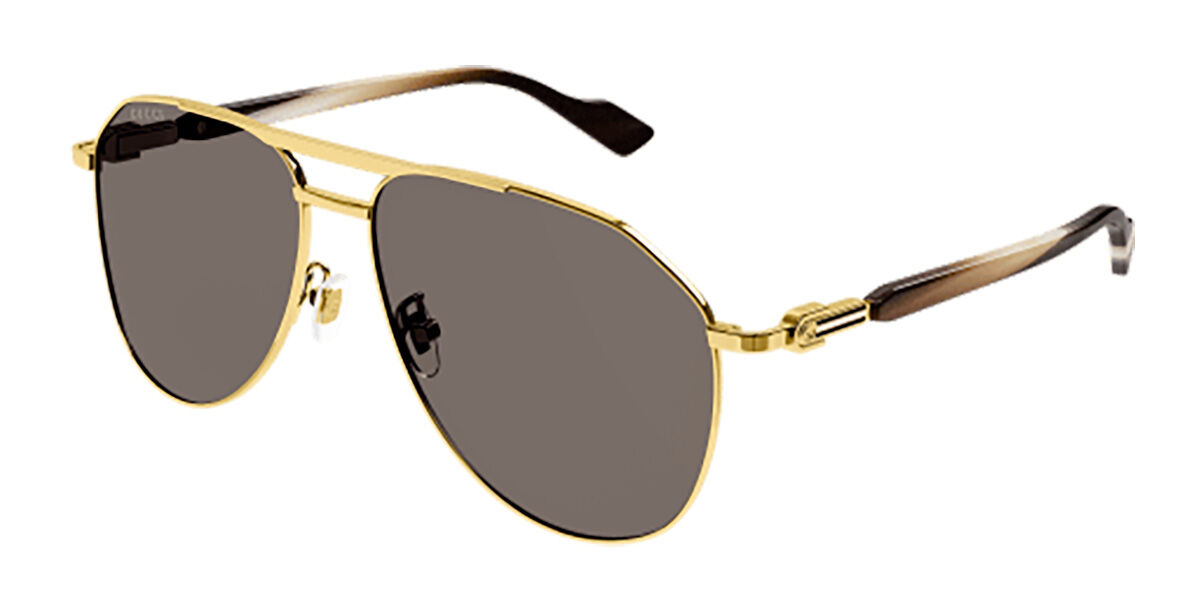 UPC 889652394046 product image for Gucci GG1220S 002 Men's Sunglasses Gold Size 59 - Free RX Lenses | upcitemdb.com