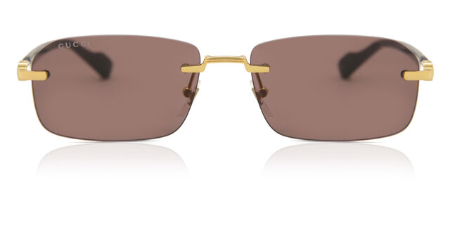 Final Price! Gucci GG1221S 002 Sunglasses GUCCI GG1221S 002 Gold Havana Brown Men main image 4