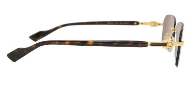 Gucci GG1221S 002 Rectangle Gold Sunglasses | SmartBuyGlasses US display picture 2