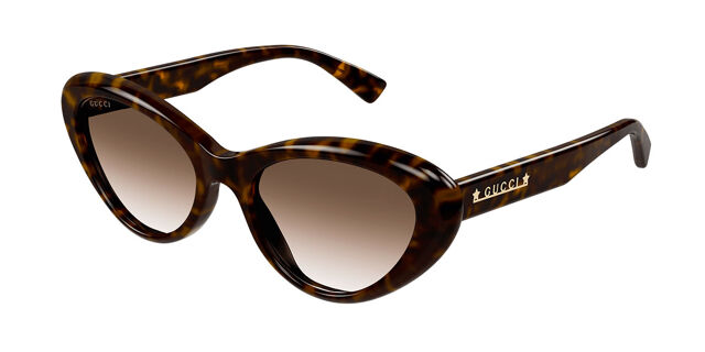 Gucci GG1170S 002 Cat Eye Havana Sunglasses | SmartBuyGlasses US display picture 2