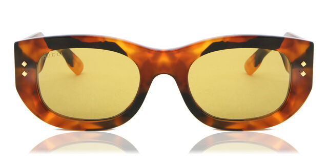 Gucci GG1215S 004 Rectangle Havana Sunglasses  display picture 3
