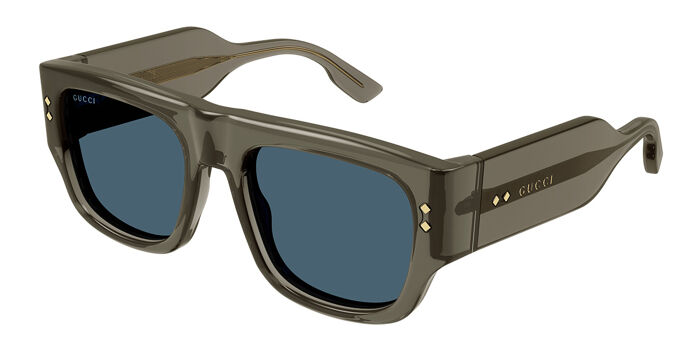 Gucci GG1262S 004 Square Havana Sunglasses | SmartBuyGlasses US display picture 3