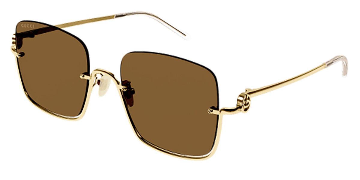 Photos - Sunglasses GUCCI GG1279S 002 Women’s  Gold Size 54 - Free RX Lenses 