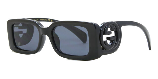 Gucci GG1325S 001 Rectangle Black Sunglasses  display picture 1
