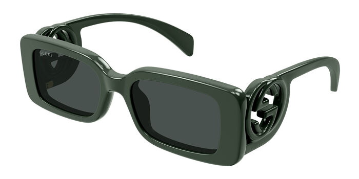 Gucci GG1325S 009 Rectangle Green Sunglasses  display picture 3