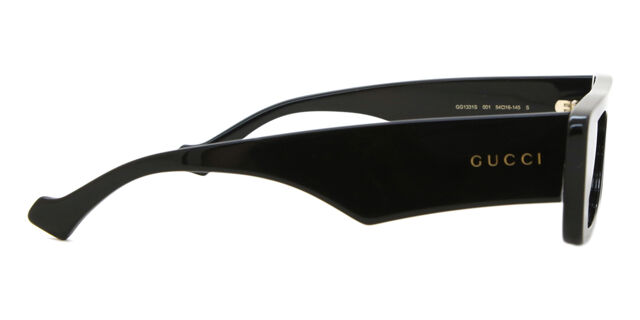 Gucci GG1331S 001 Rectangle Black Sunglasses  display picture 3