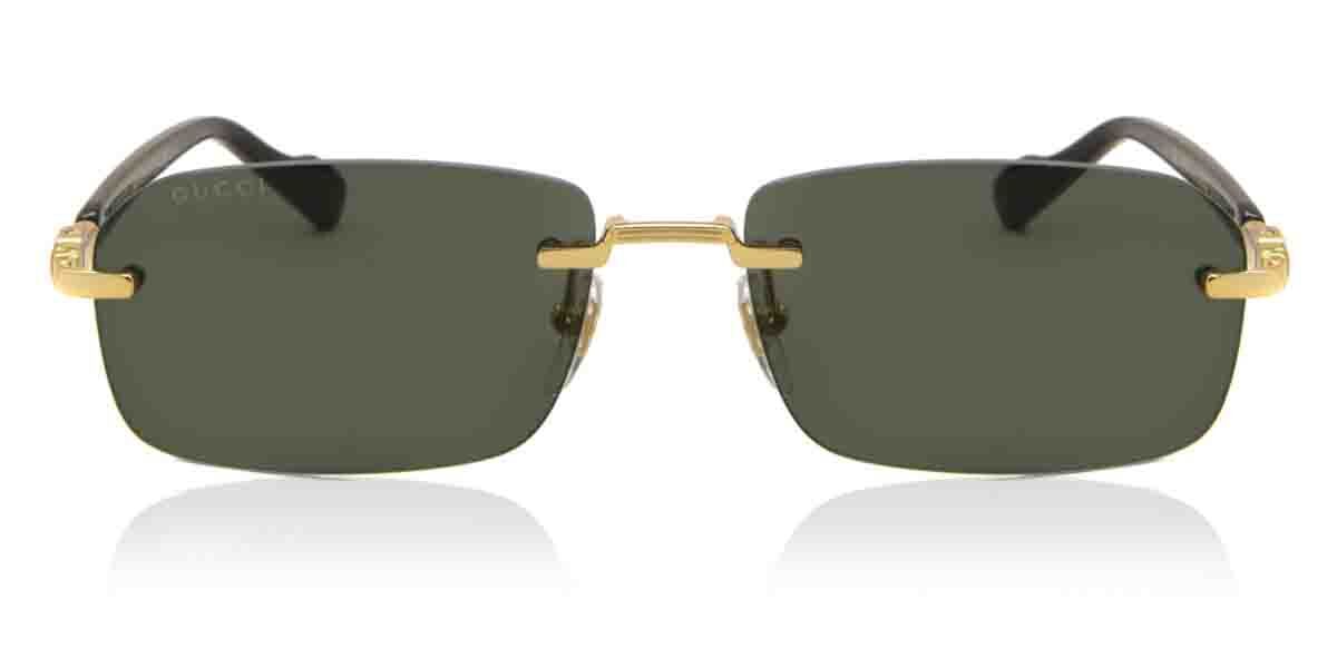 telex Mexico blaas gat Gucci GG1221S 001 Sunglasses in Gold | SmartBuyGlasses USA
