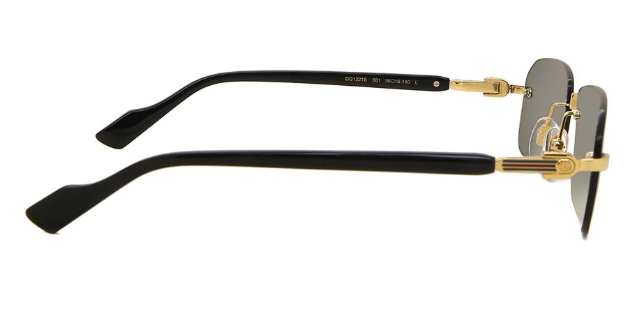 GUCCI MAN RECTANGLE METAL SUNGLASSES - GG1221S