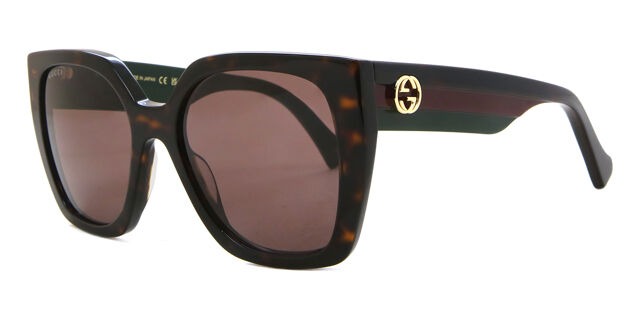 Gucci GG1300S tortoiseshell square-frame sunglasses. Gucci GG1300S Square Sunglasses | Fashion Eyewear main image 4