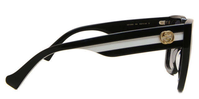 Gucci GG1300S 004 Square Black Sunglasses | SmartBuyGlasses US display picture 3