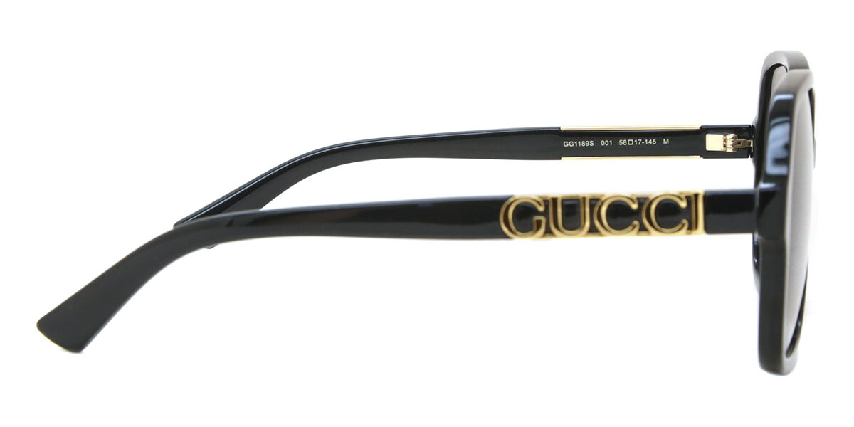 Gucci GG1189S 001 Square Black Sunglasses | SmartBuyGlasses Canada