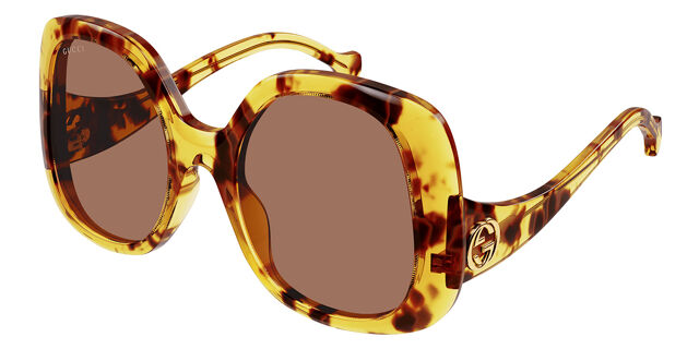 Authentic Gucci Elegant Tortoise Shell Sunglasses with Gold Accents Authentic Gucci Elegant Tortoise Shell Sunglasses with Gold  main image 4