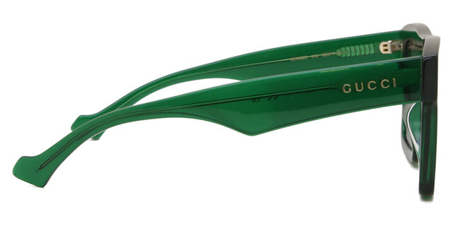 Gucci GG0962S 010 Square Transparent Green Sunglasses  display picture 1