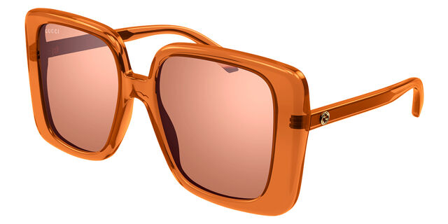 Gucci GG1314S 004 Square Orange Sunglasses | SmartBuyGlasses US display picture 2