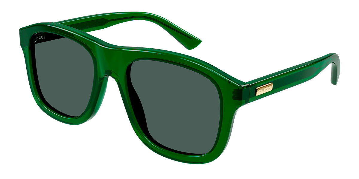 Canna - Rectangle Green Frame Prescription Sunglasses | Eyebuydirect