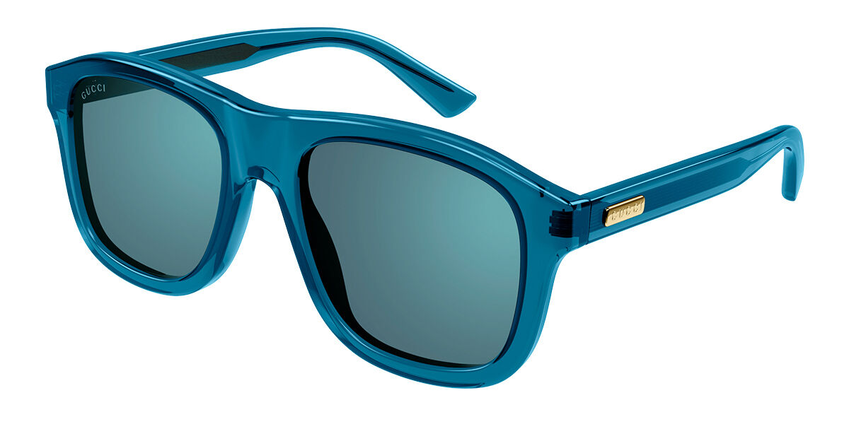 Gucci Blue Rectangular Men's Sunglasses GG1331S 007 54 889652438085 -  Sunglasses - Jomashop
