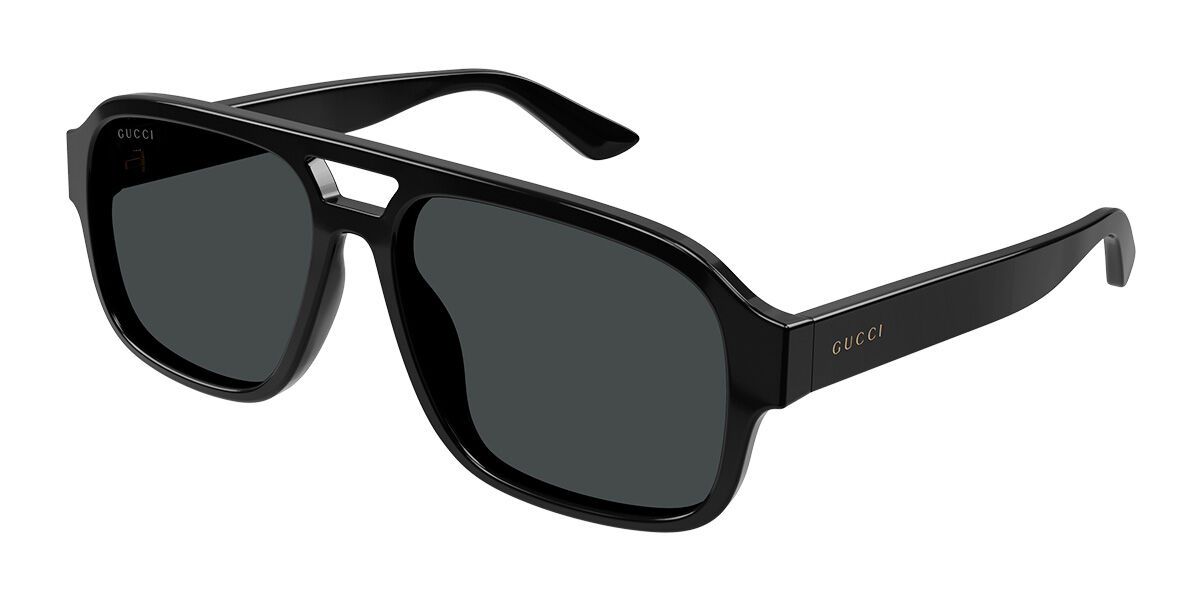 Gucci GG1342S 001 Sunglasses Black | SmartBuyGlasses India
