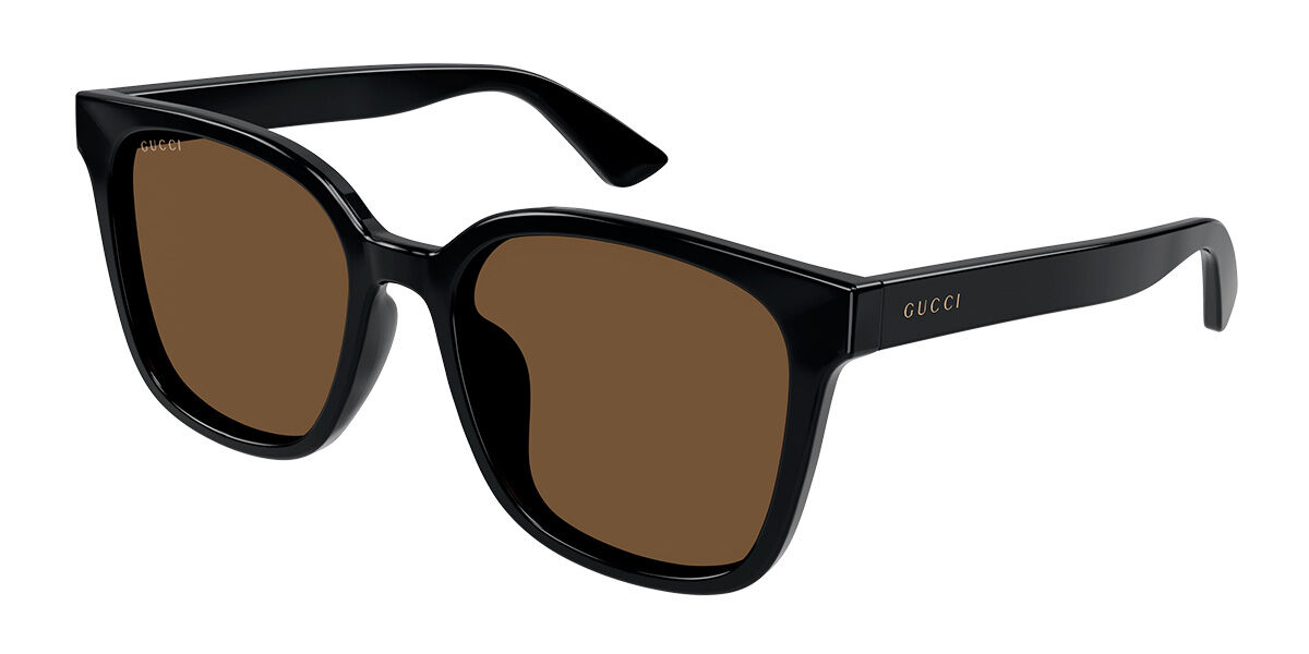 Gucci GG1346SK Asian Fit 005 Sunglasses Black | VisionDirect Australia