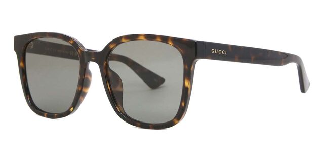 Gucci GG1346SK Asian Fit 003 Square Tortoise Sunglasses 