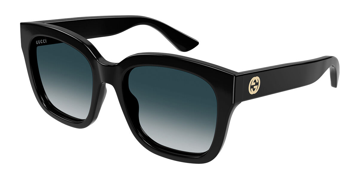 Gucci GG1338SK Asian Fit 003 Sunglasses in Black | SmartBuyGlasses USA