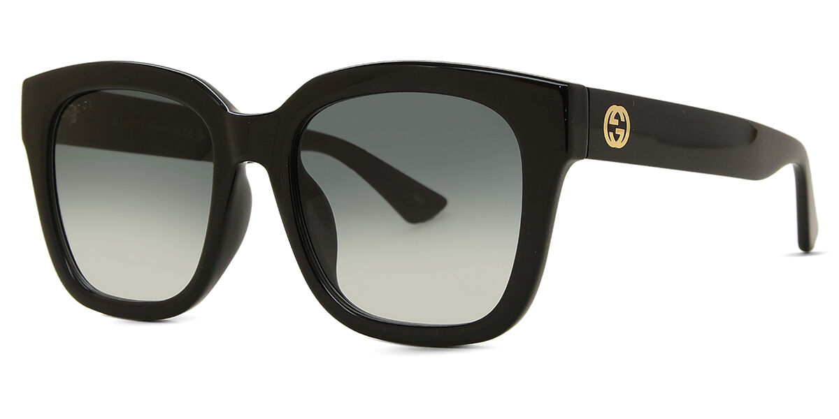 サングラス Gucci Sunglasses GG1338SK 003 Classic Asian Fit GG1338SK Asian Fit sunglasses Black | SmartBuyGlasses US
