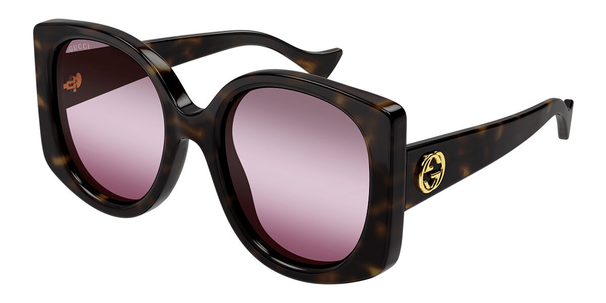 Gucci GG1257S 003 Sunglasses Tortoise | VisionDirect Australia