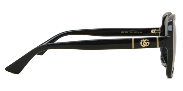 Gucci GG0765SA 002 Sunglasses Black Butterfly Frame, Grey Lenses Gucci GG0765SA 002 Butterfly Sunglasses - Black/Grey main image 4