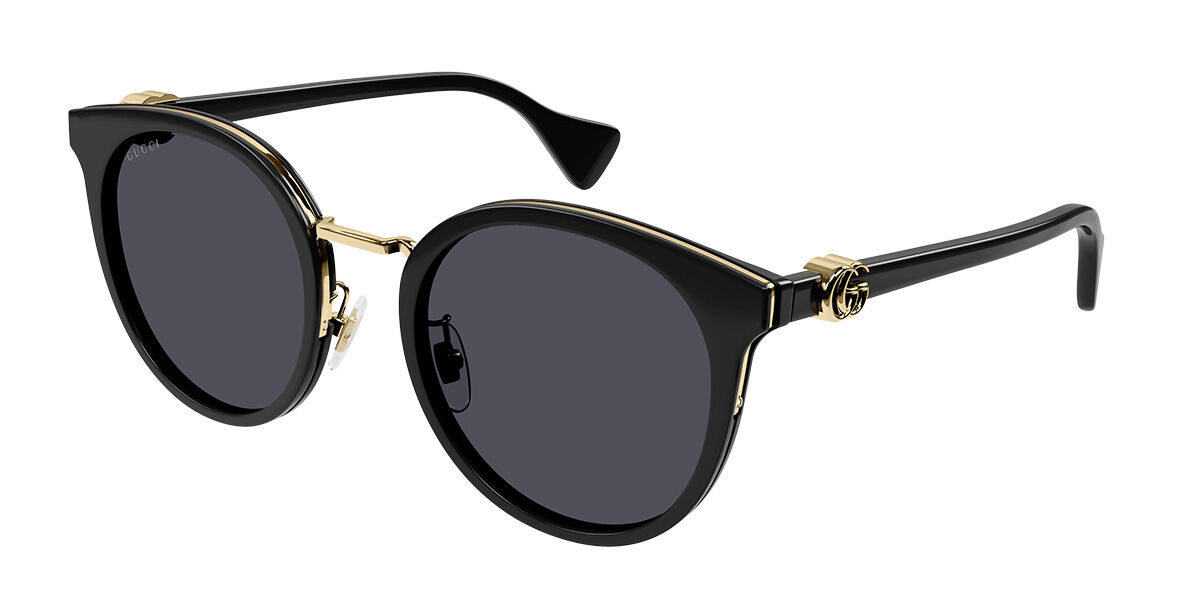 サングラス Gucci Sunglasses GG1181SK 001 Black Classic Round Asian Fit Gucci sunglasses for men and women, Asian fit, UV protection