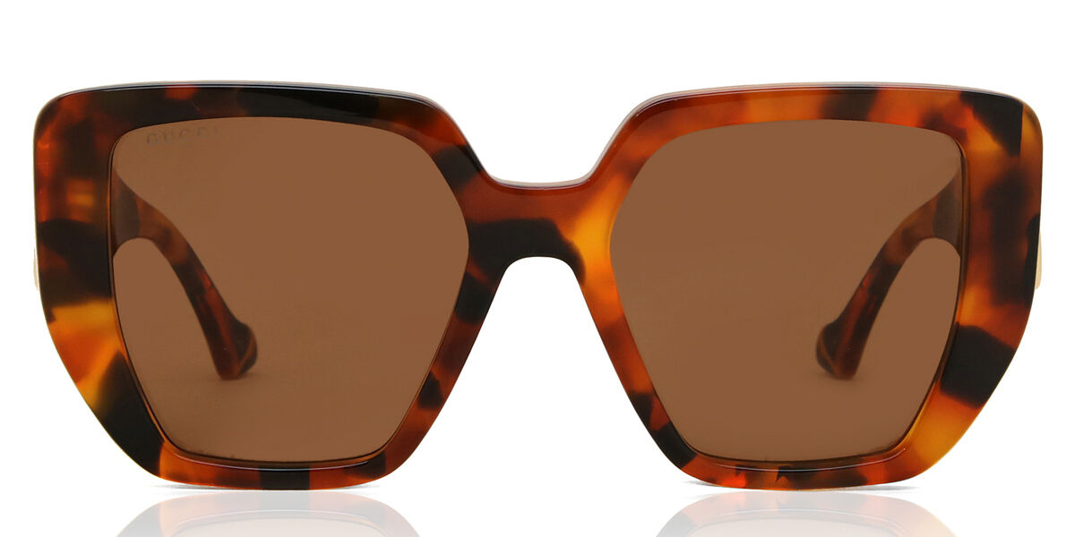 Gucci GG0956S 007 Sunglasses in Tortoise | SmartBuyGlasses USA