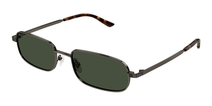 Gucci GG1457S 005 Rectangle Gold Sunglasses | SmartBuyGlasses US display picture 1