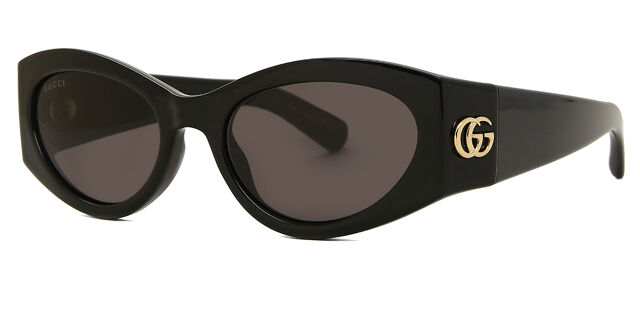 NEW GUCCI GG1401S 001 WOMEN OVAL FRAME SUNGLASSES GUCCI GG1401S Gucci Grey Cat Eye Ladies Sunglasses GG1401S 001 53  main image 4