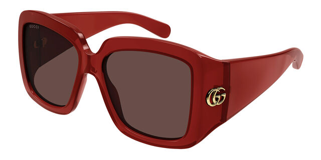 Gucci Women Sunglasses Transparent Burgundy Brown Square GG1402S 003 BRAND NEW Gucci | Accessories | Gucci Women Sunglasses Transparent  main image 2