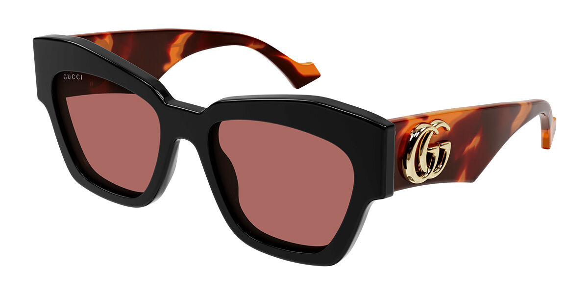 Gucci GG1422S 005 55mm Schwarze Damen Sonnenbrillen