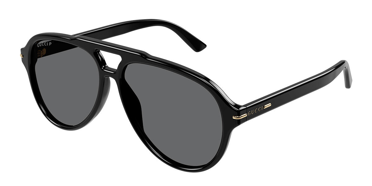 Gucci GG1443S 002 58 Czarne Męskie Okulary Przeciwsłoneczne