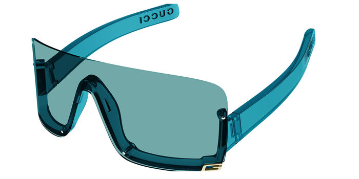 Gucci GG1637S 002 Single Lens Transparent Grey Sunglasses  display picture 1