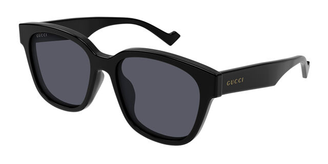 Gucci GG1430SK Asian Fit 001 Square Black Sunglasses  display picture 3