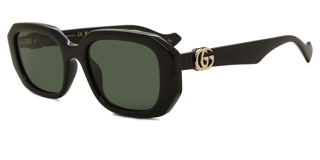 Gucci GG1535S 001 Geometric Black Sunglasses  display picture 3