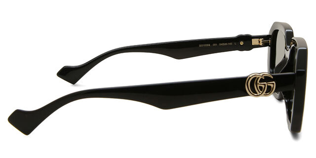 Gucci GG1535S 001 Geometric Black Sunglasses  display picture 1
