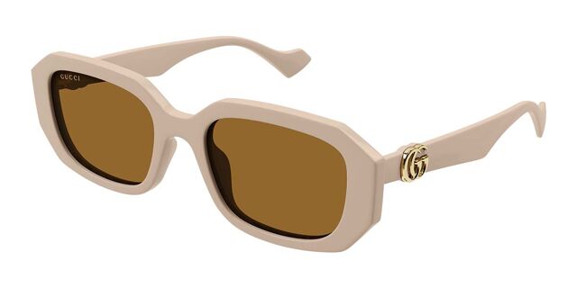 Gucci Oversized Geometric Sunglasses 0400020319824_BLACKDARKGREY?  main image 3