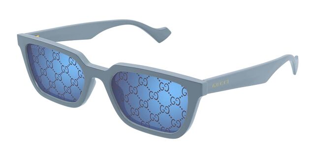 Gucci GG1539S 003 Rectangle Light Blue Sunglasses  display picture 1
